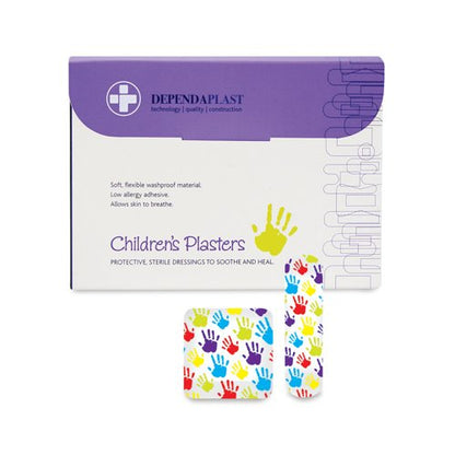 Reliance Medical Dependaplast Washproof Plasters Assorted Children (Pack of 1000) 633
