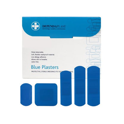 Reliance Medical Plasters Assorted Size Blue Pack of 150 X9697