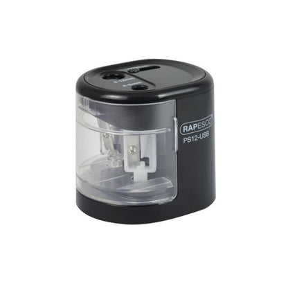 Rapesco USB Electric Pencil Sharpener Black 1449