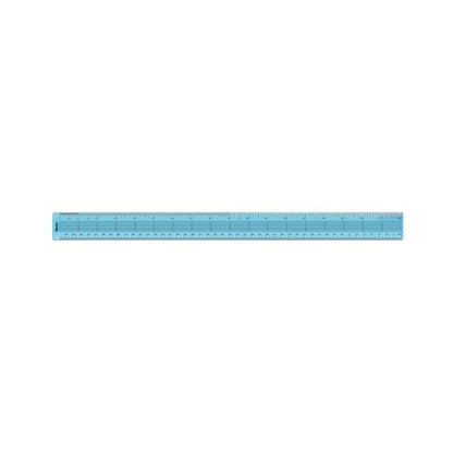 Helix Shatterproof Ruler Gridded 45cm/18inch Blue Pack of 10