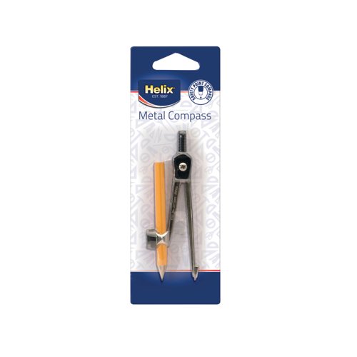 Helix Graduate Compass Pencil Blister (Pack of 10) X07057