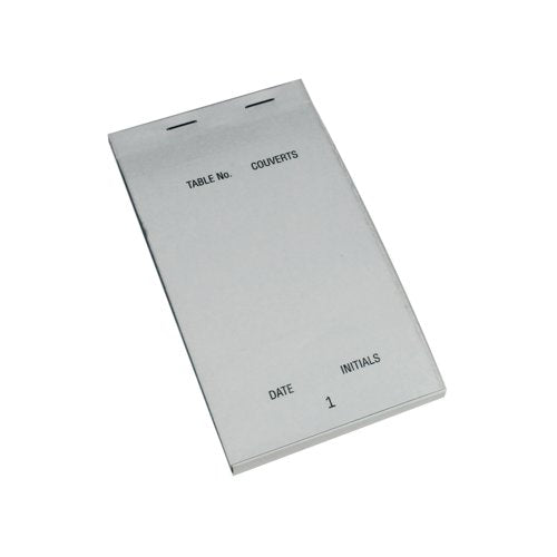 5 Star Prestige Large Duplicate Restaurant Pads White (Pack of 50) HY99031