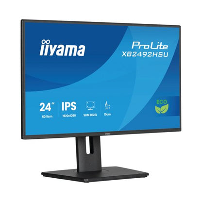 iiyama ProLite XB2492HSU-B1 24 inch Monitor IPS Full HD XB2492HSU-B1