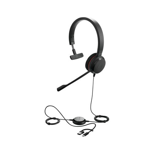 Jabra Evolve 20 USB C/AUC Mono Headset 4993-829-269