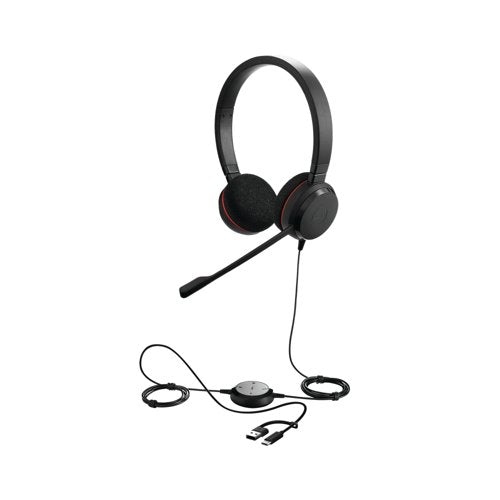 Jabra Evolve 20 USB C/A UC Stereo Headset 4999-829-269
