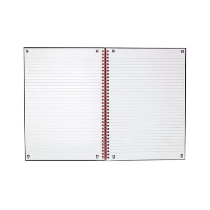Oxford Black N Red Hardback Wirebound Notebook 140 Pages A4 (Pack of 2) 400194794