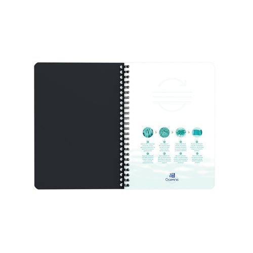 Oxford Oceanis Wirebound Notebook Ruled A5 Assorted (Pack of 5) 400178651