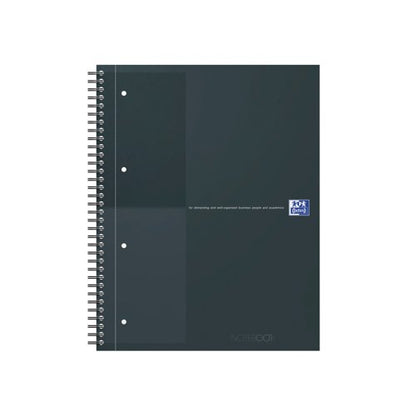 Oxford Hardback Wirebound Notebook 160 Pages Special Edition A4+ Black 400194457-S