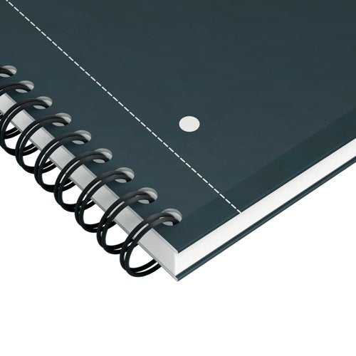 Oxford Hardback Wirebound Notebook 160 Pages Special Edition A4+ Black 400194457-S