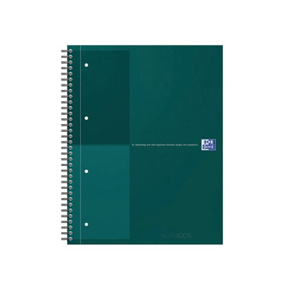 Oxford Hardback Wirebound Notebook 160 Pages Special Edition A4+ Green 400194460-S