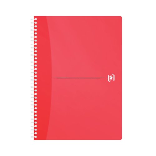 Oxford PP Transparent Wirebound Notebook A4 Assorted (Pack of 5) 100104241
