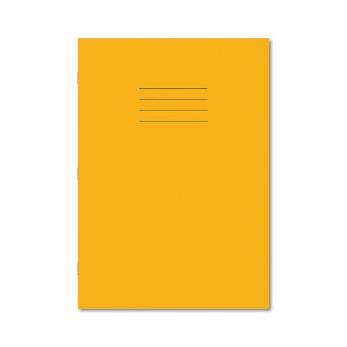 Hamelin Exercise Book 8mm Lined 80 Page A4 Yellow (Pack of 50) 100102311