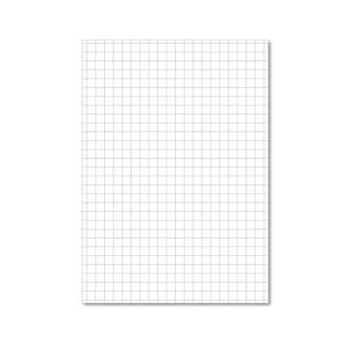 Hamelin Loose Leaf Paper 10mm Squared 1000 Page Unpunched A4 (Pack of 5) 100101547