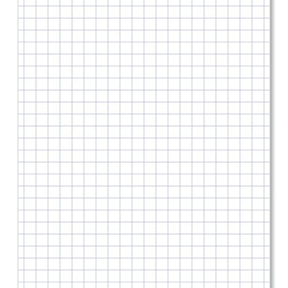 Hamelin Loose Leaf Paper 10mm Squared 1000 Page Unpunched A4 (Pack of 5) 100101547