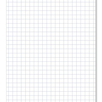 Hamelin Loose Leaf Paper 10mm Squared 1000 Page Unpunched A4 (Pack of 5) 100101547