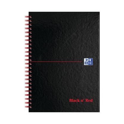 Black n' Red Wirebound A-Z Hardback Notebook A5 (Pack of 5) 100080194