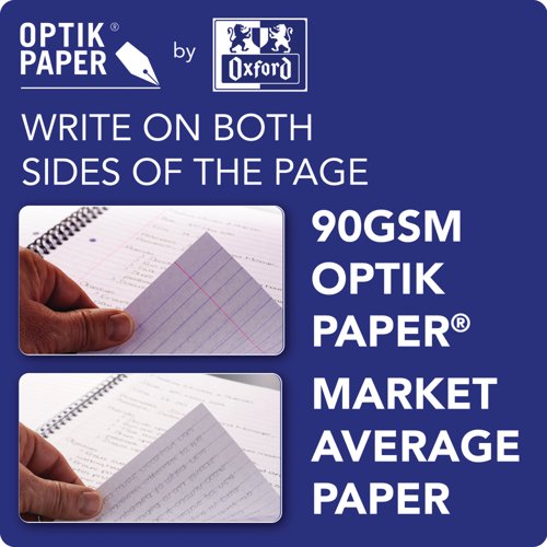 Oxford My Notes Ruled Margin 4-Hole Refill Pad A4 (Pack of 5) 100080212