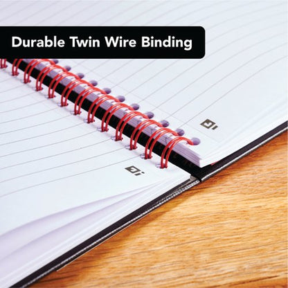 Black n' Red Wirebound Ruled Perforated Hardback Notebook A5 (Pack of 5) 100080220