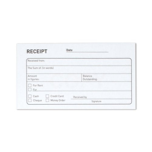Challenge Duplicate Receipt Book 200 Sets 280x141mm 100080056