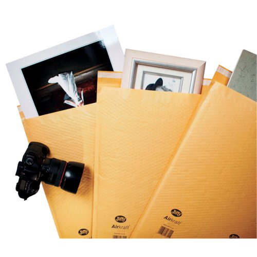 Jiffy AirKraft Bag Size 4 240x320mm Gold Pack of 50 JL-GO-4