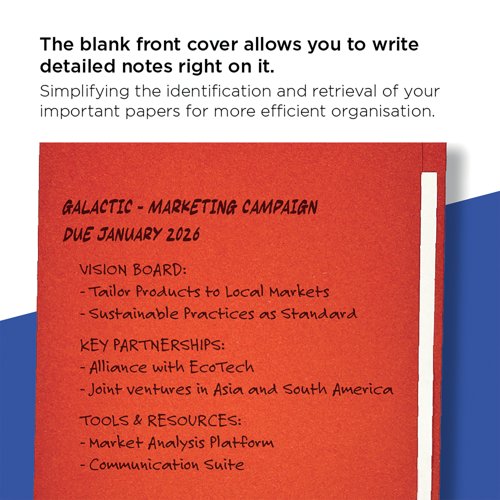 Guildhall Square Cut Folder Mediumweight Foolscap Red (Pack of 100) FS250-REDZ