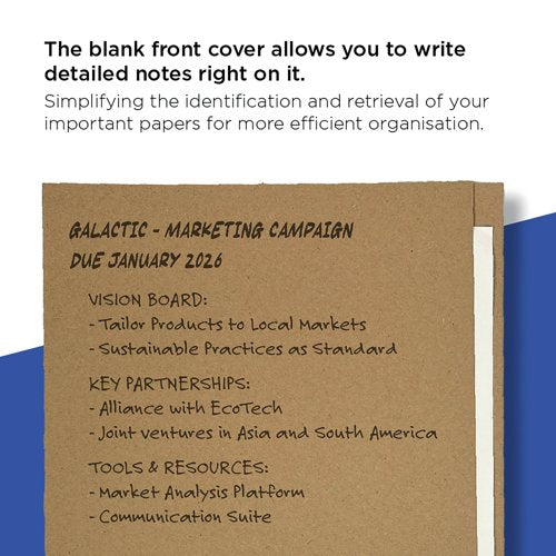 Guildhall Square Cut Folder Heavyweight Foolscap Buff (Pack of 100) FS290-BUFZ