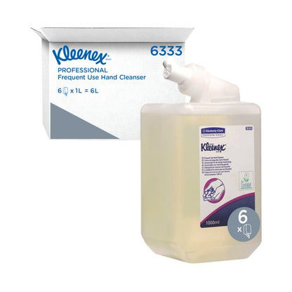 Kleenex Frequent Use Hand Cleanser Refills 1L Clear Pack of 6 6333