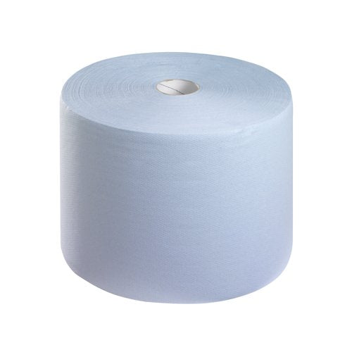 Wypall L10 Surface Wiping Paper Roll 1-Ply x1000 Sheets Blue 7200