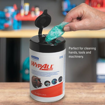 Wypall Industrial Cleaning Wipes x50 270x270mm Green Pack of 6 7772