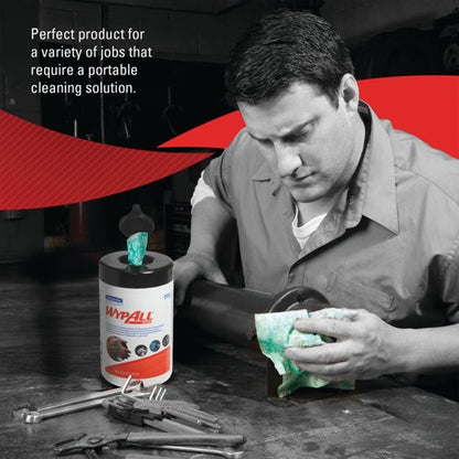 Wypall Industrial Cleaning Wipes x50 270x270mm Green Pack of 6 7772
