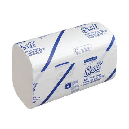 Scott Multi-Fold Hand Towels 1-Ply x175 Towels White (Pack of 25) 6633