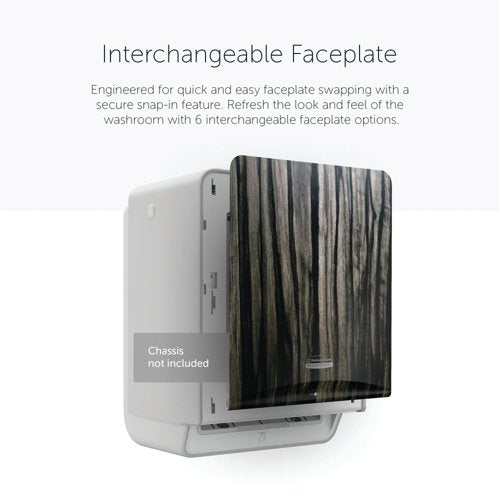 Kimberly Clark ICON Faceplate for Auto Hand Towel Disp Ebony 58830