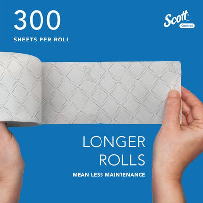 Scott Toilet Tissue 3-Ply x1800 6 Rolls x5 White Pack of 30 8558