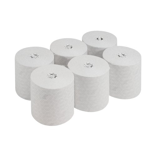 Scott Essential Paper Hand Towel Roll 1-Ply 350m White Pack of 6 6691