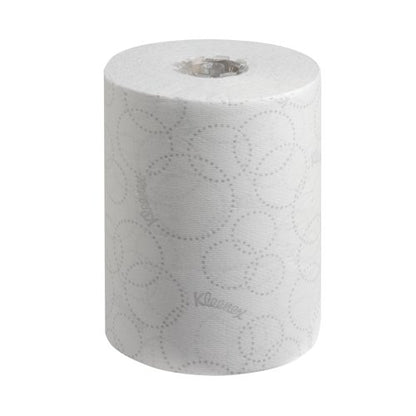 Kleenex Slimroll Paper Hand Towel Roll 2-Ply 100m White Pack of 6 6781
