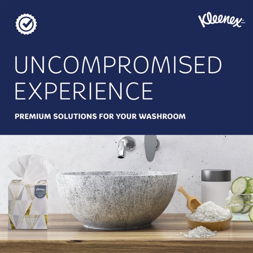 Kleenex V-Fold Paper Hand Towels 3-Ply x96 Towels Pack of 15 6710
