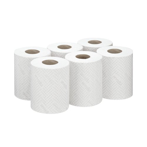 Wypall L10 Food/Hygiene Paper Roll 1-Ply x430 White Pack of 6 6222