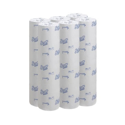 Scott Essential Couch Cover Roll 1-Ply 200 Sheets White Pack of 6 7370