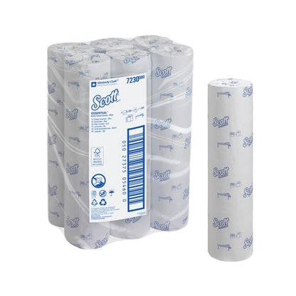 Scott Extra Couch Cover Roll 2-Ply x200 Sheets Blue Pack of 6 7230