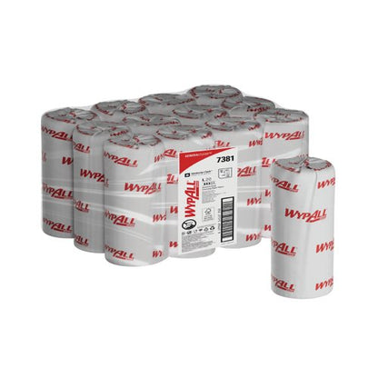 Wypall L20 Cleaning Paper Wipes 2-Ply x165 Wipes Blue Pack of 12 7381