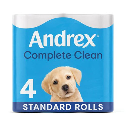 Andrex Toilet Tissue 2-Ply 4x6 Rolls White Pack of 24 4480125