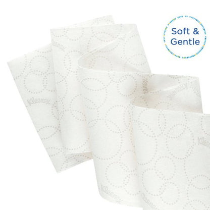 Kleenex Ultra Paper Towel Roll 2-Ply E-Roll 200m Long White Pack of 6