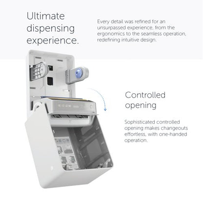 Kimberly Clark ICON Automatic Rolled Hand Towel Dispenser White 53940
