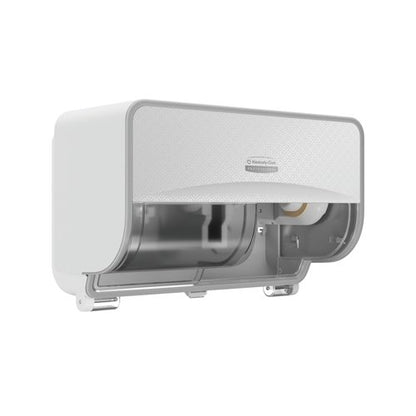 Kimberly Clark ICON 2 Roll Toilet Paper Dispenser White Mosaic 53945