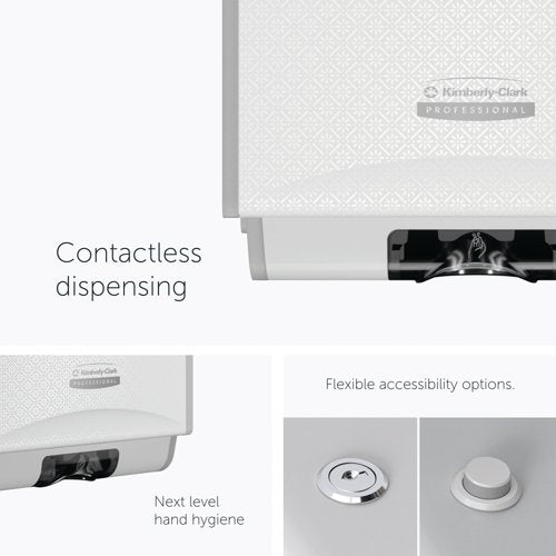 Kimberly Clark ICON Automatic Soap and Sanitiser Dispenser White 53944