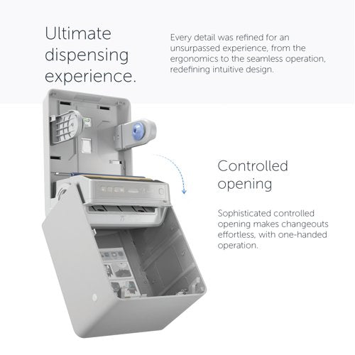 Kimberly Clark ICON Automatic Rolled Hand Towel Dispenser Silver 53691