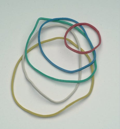 Q-Connect Rubber Bands Assorted Sizes Coloured 15g (10 Pack) KF02032Q