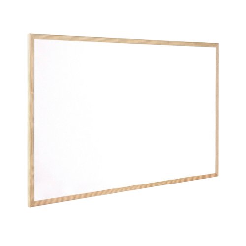 Q-Connect Wooden Frame Whiteboard 600x400mm KF03570