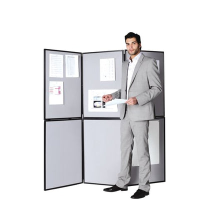 Q-Connect Display Board 6 Panel Blue/Grey DSP330516