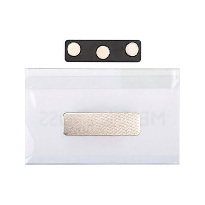 Q-Connect Soft Name Badge with Magnetic Clip 54x90mm (Pack of 25) KF14138